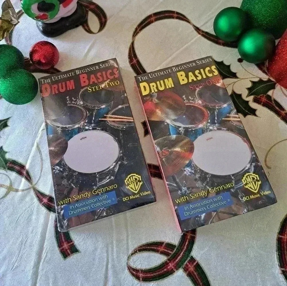 Drums Basics the ultimate beginner series Step one step two VHS new with tag - Picture 1 of 7